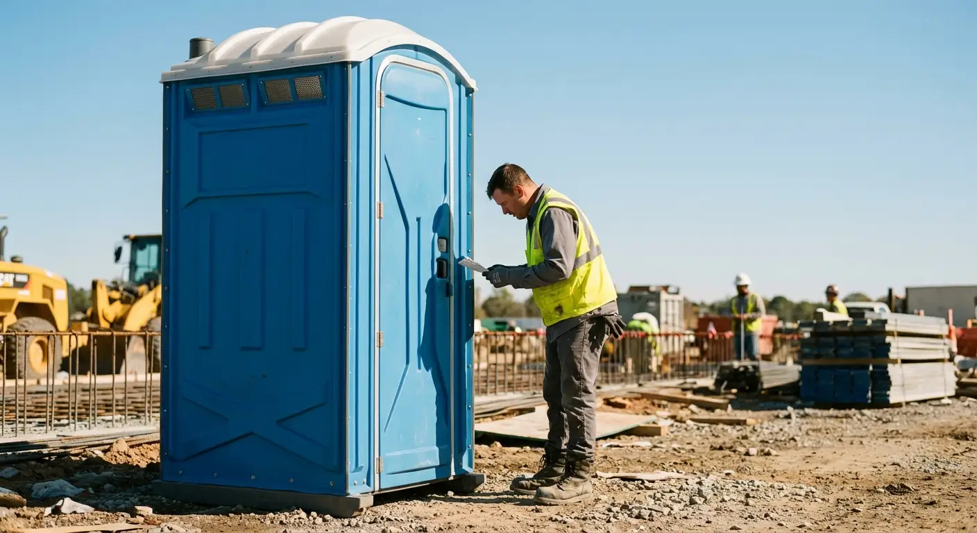 Clean portable restrooms at a special event in Albuquerque, NM